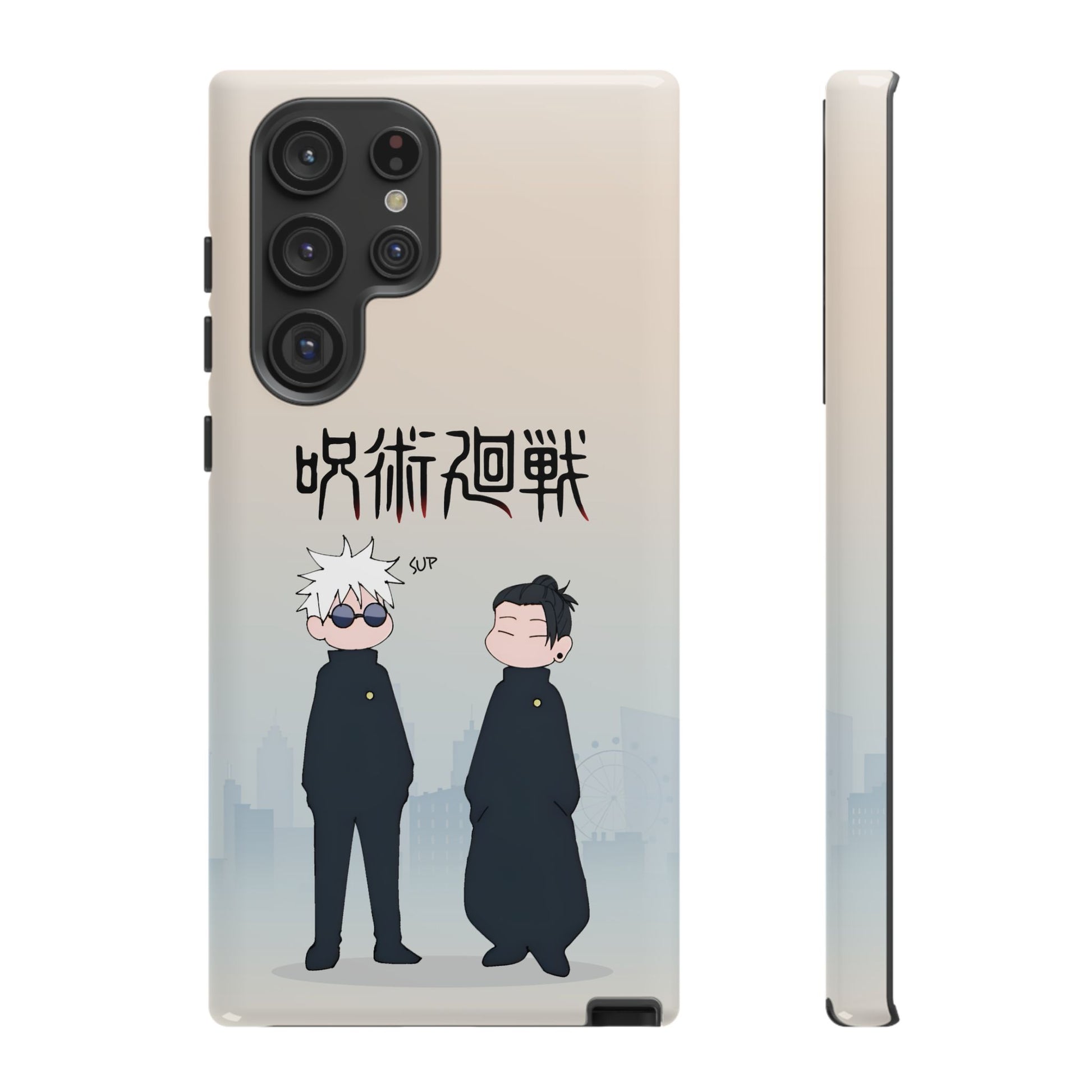 Chibi Style Gojo & Geto - Jujutsu Kaisen Phone Case